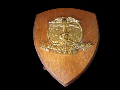 Ship’s Crest Plaque from the USS Stonewall Jackson (SSBN-634) - Annapolis Maritime Antiques
