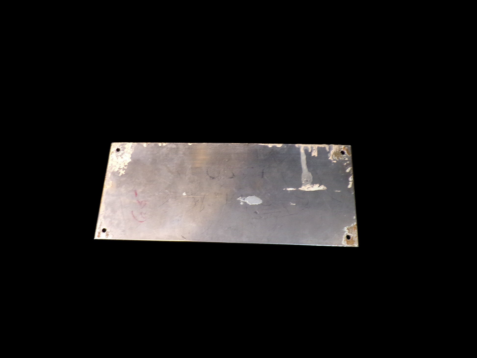 US Navy Compartment ID Plate Captain's Bath - Annapolis Maritime Antiques
