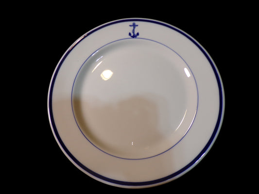US Navy Mess Hall Dinner Plate Syracuse China 1942 - Annapolis Maritime Antiques