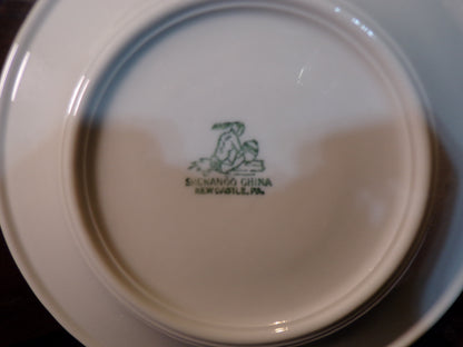 US Navy Mess Hall Dessert Plate Shenango China 1940-1950 - Annapolis Maritime Antiques