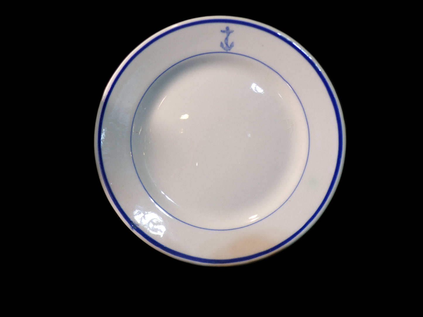 US Navy Mess Hall Side Plate TEPCO USA China 1940-1960 - Annapolis Maritime Antiques