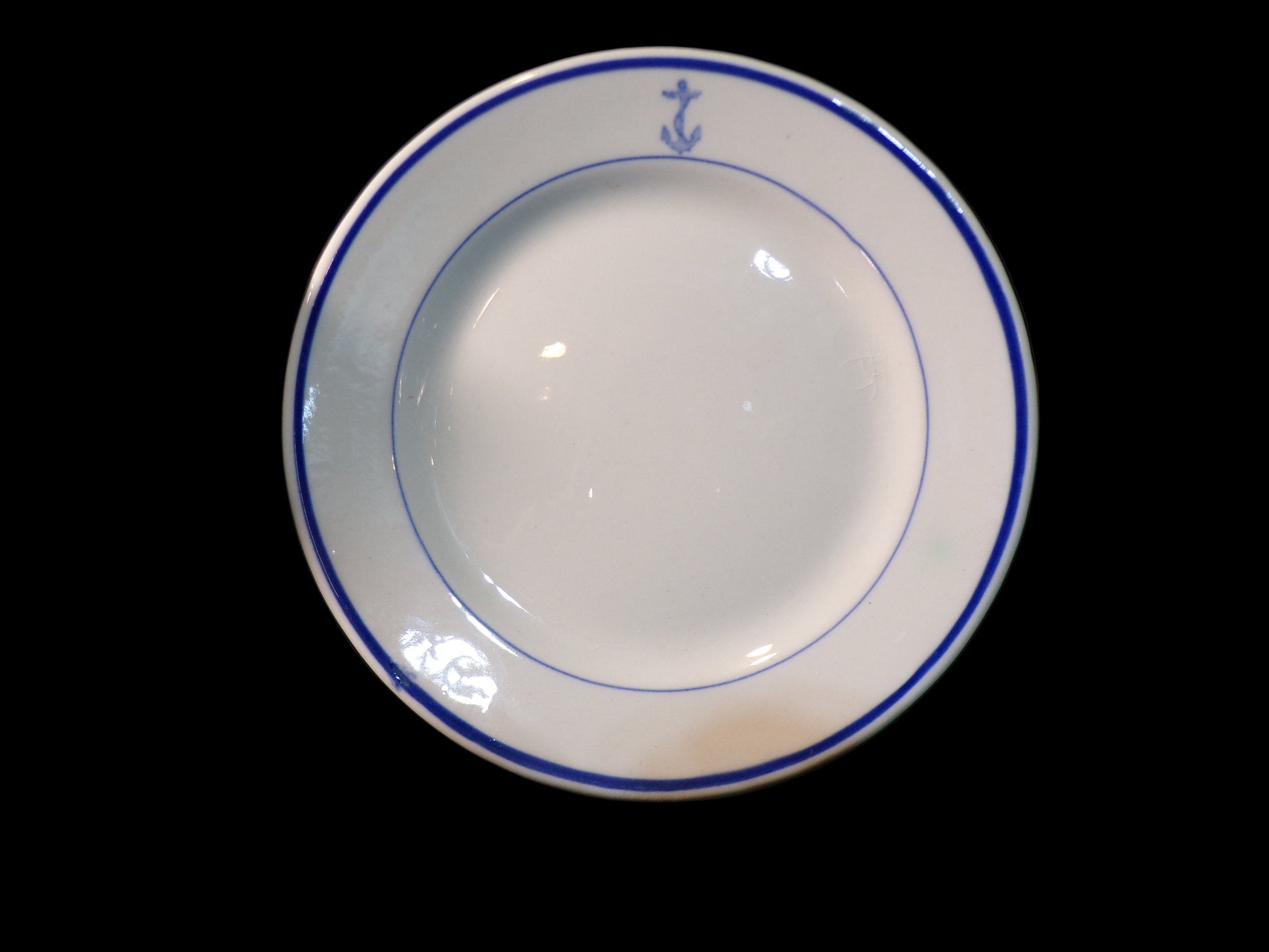 US Navy Mess Hall Side Plate TEPCO USA China 1940-1960 - Annapolis Maritime Antiques