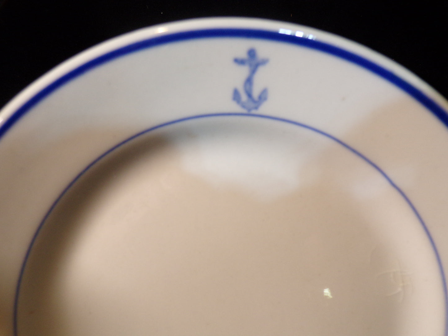 US Navy Mess Hall Side Plate TEPCO USA China 1940-1960 - Annapolis Maritime Antiques