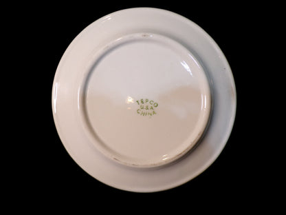 US Navy Mess Hall Side Plate TEPCO USA China 1940-1960 - Annapolis Maritime Antiques