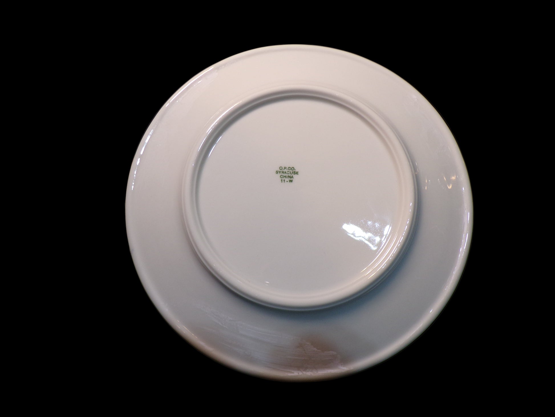 US Navy Mess Hall Dinner Plate Syracuse China 1942 - Annapolis Maritime Antiques