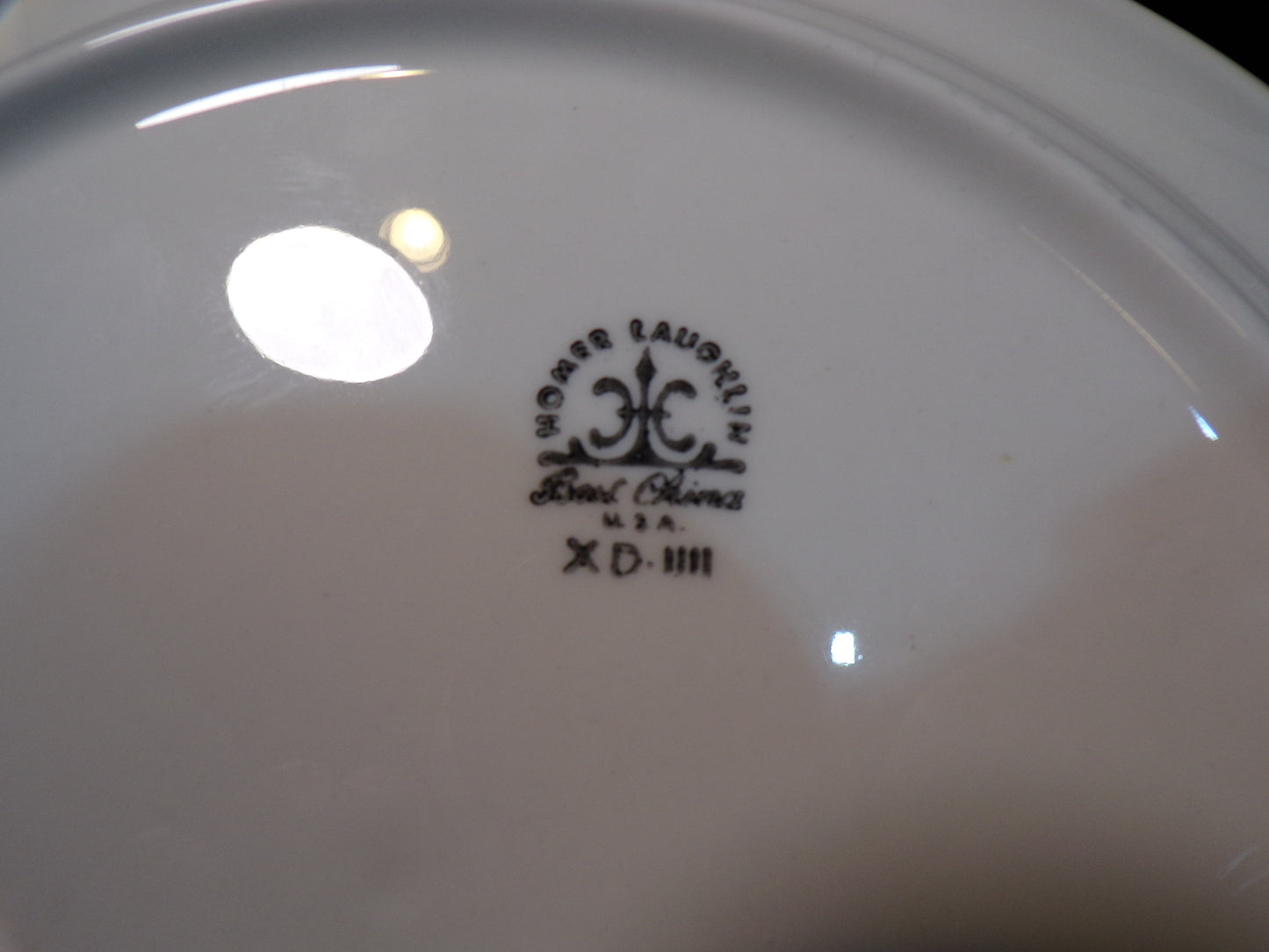 US Navy Wardroom China Plate Homer Laughlin 1963