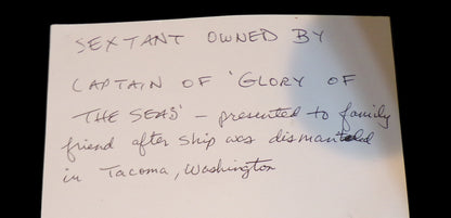 #Nautical Sextant Original Fitted Wooden Casing Circa 1860s–1880s