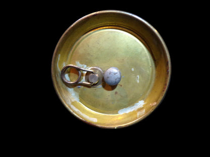 Koehler Brass Miner’s Safety Lamp – Marlboro, Mass. USA - Annapolis Maritime Antiques