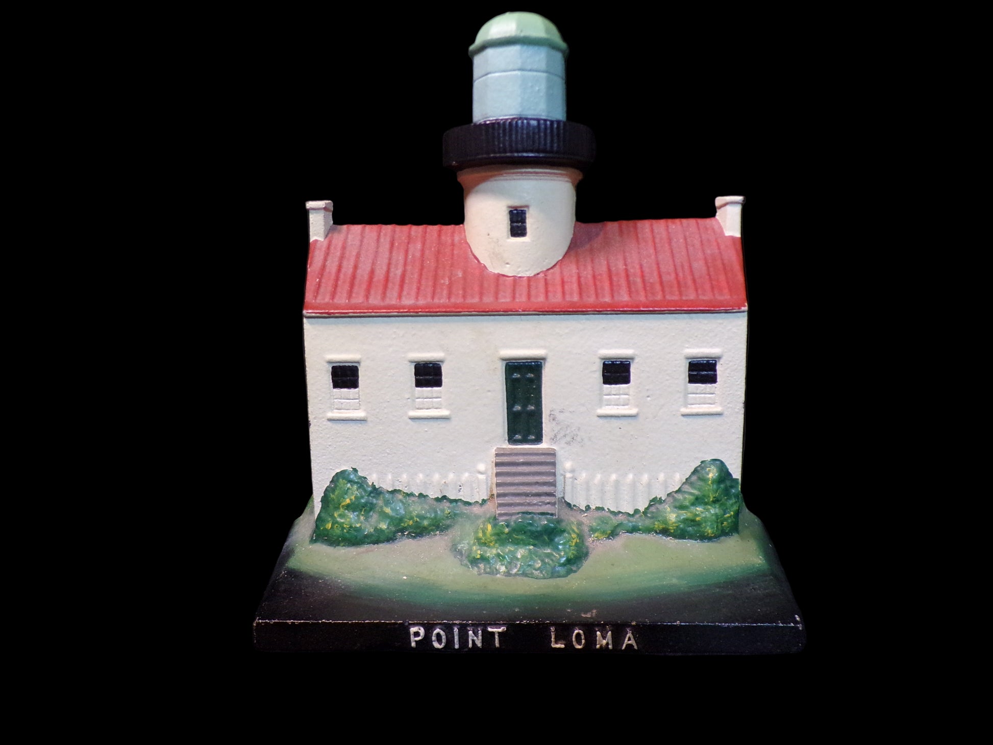 Cast Iron Point Loma Lighthouse Doorstop – Original Lighthouse Collection (1988) - Annapolis Maritime Antiques