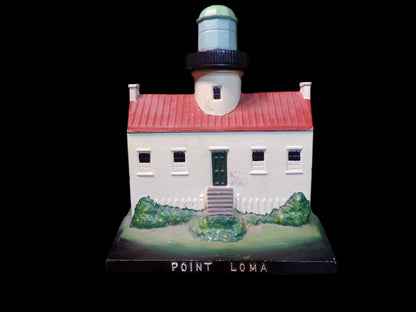 Cast Iron Point Loma Lighthouse Doorstop – Original Lighthouse Collection (1988) - Annapolis Maritime Antiques