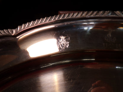 U.S. Navy Silver Serving Platter – International Silver Co.