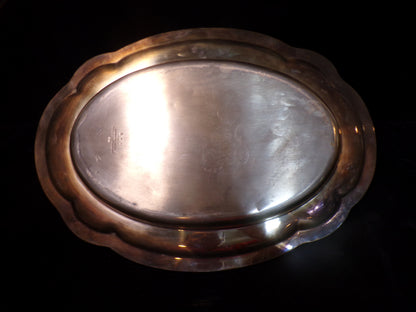 U.S. Navy Silver Serving Platter – International Silver Co.