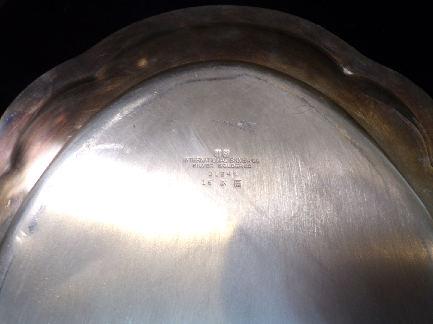 U.S. Navy Silver Serving Platter – International Silver Co.