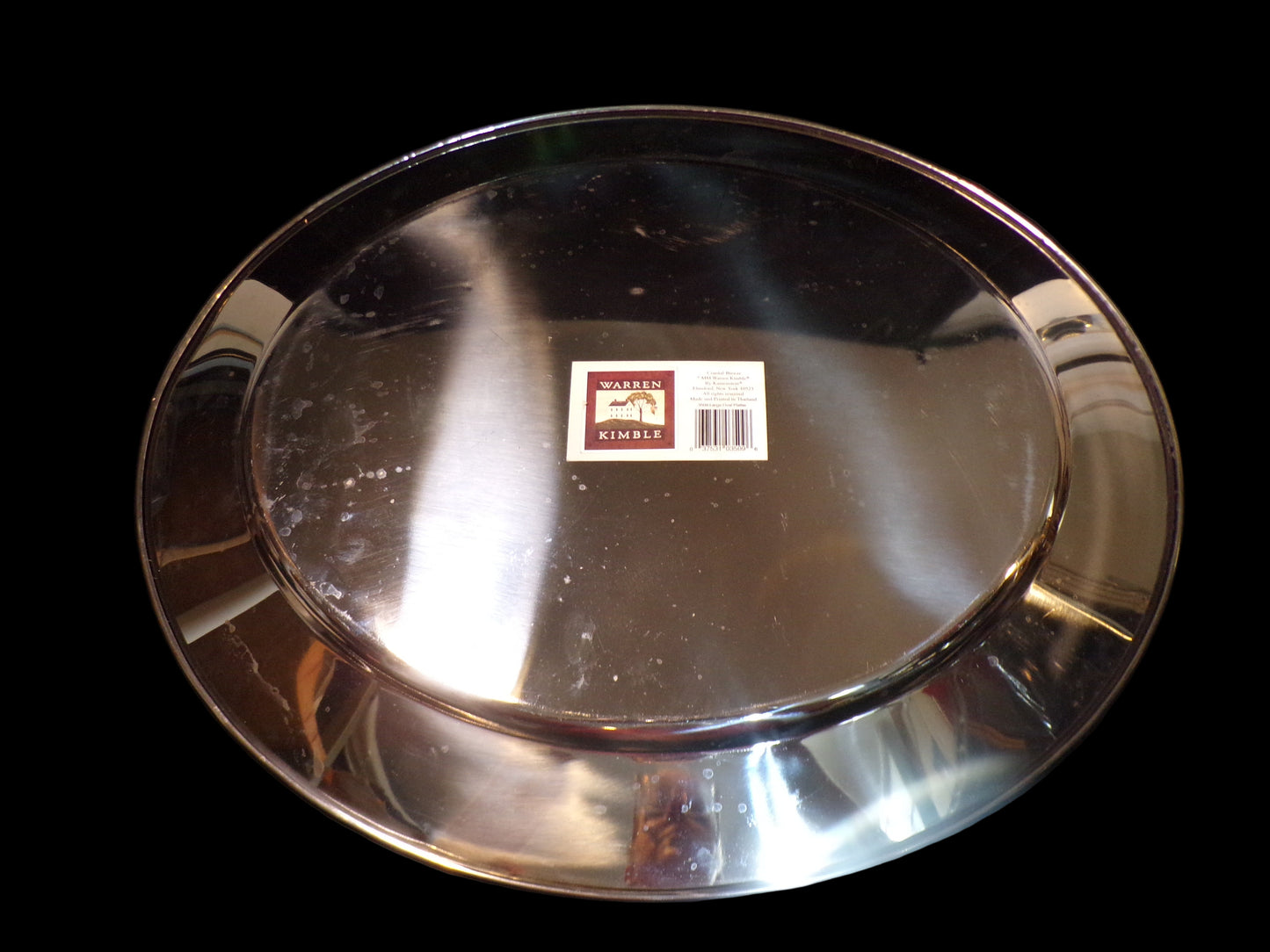 Warren Kimble “Coastal Breeze” Large Oval Serving Platter – Kamenstein (3509)