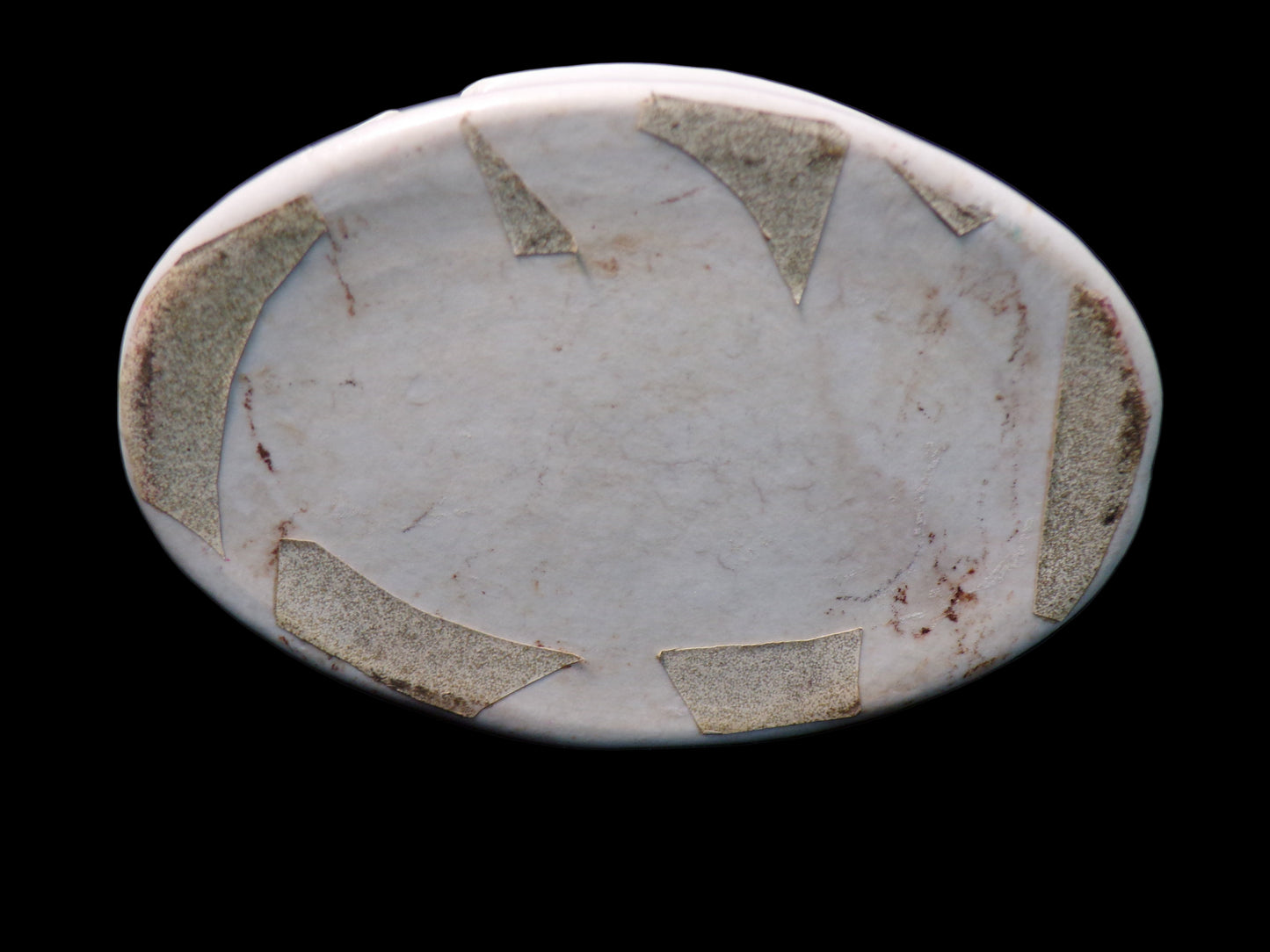 U.S. Navy Ceramic Soap Dish – Marked “U.S.N.” Military Issued – WWII Era - Annapolis Maritime Antiques