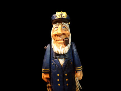 1997 David Frykman "The Mariner" Hand-Carved Wooden Sailor Figurine – Nautical Decor