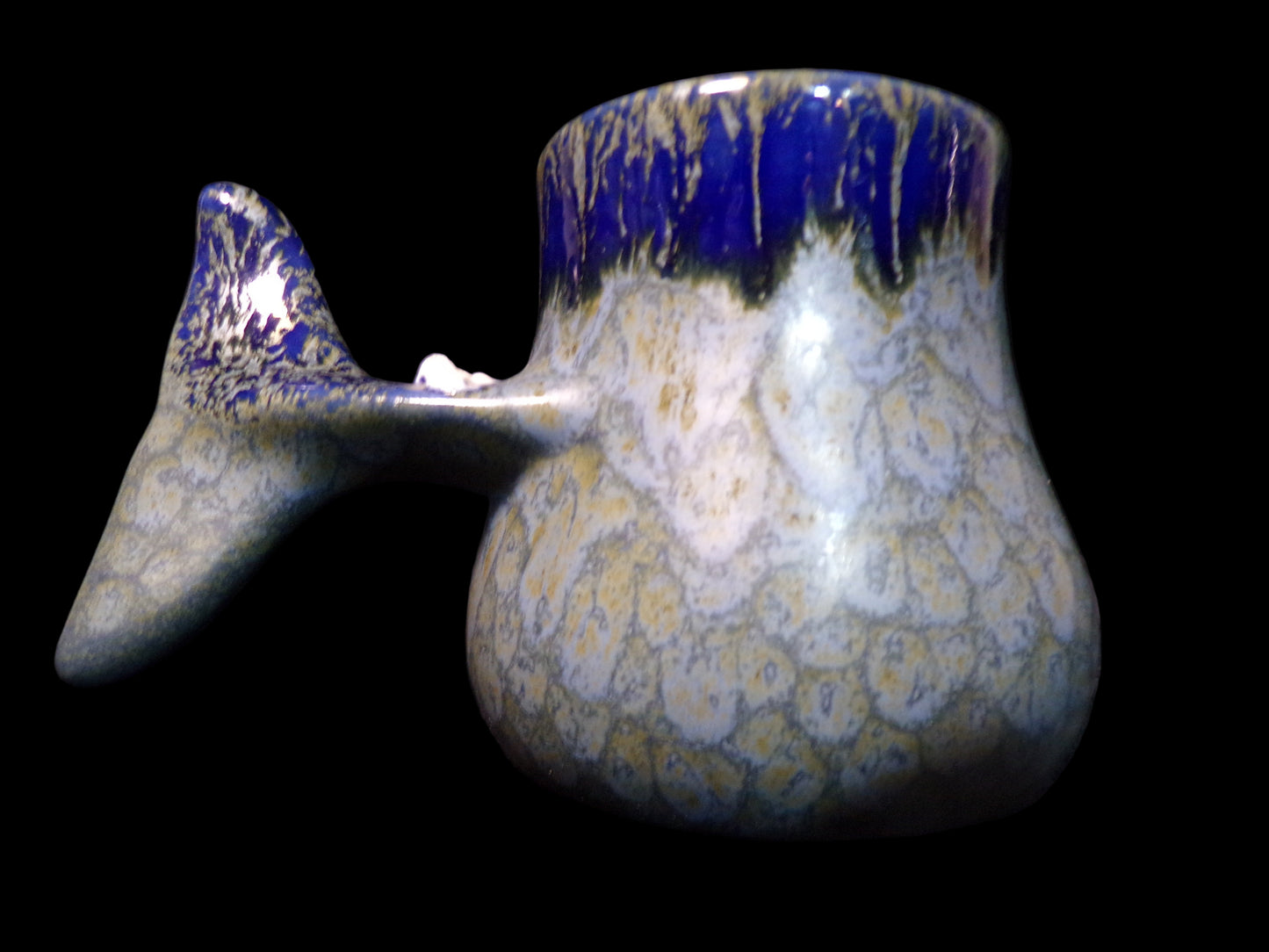 1987 Ronnie’s Ceramic Whale Tail Mug – San Francisco, USA - Annapolis Maritime Antiques