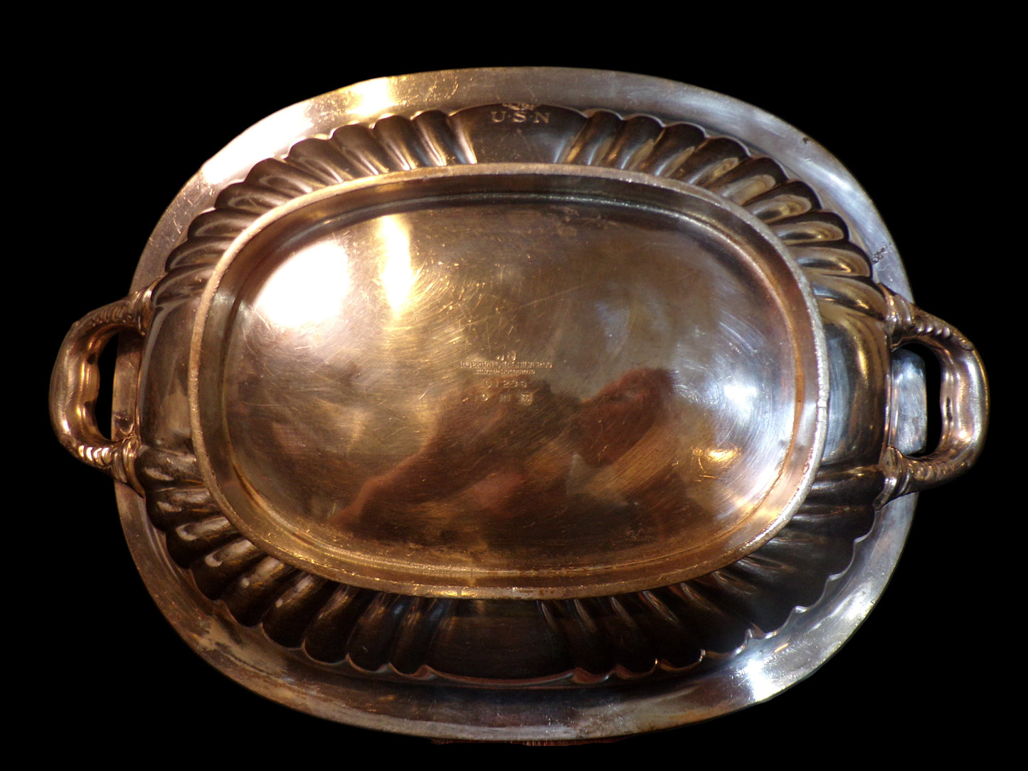 U.S. Navy Silver-Plated Serving Dish – International Silver Co.