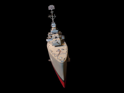 USS Melvin DD-680 Fletcher-Class Destroyer Scale Model – WWII Naval Collectible - Annapolis Maritime Antiques