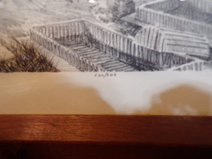 Framed Lithograph – "Morning at Winona" by John Hall (1974) – Signed & Numbered