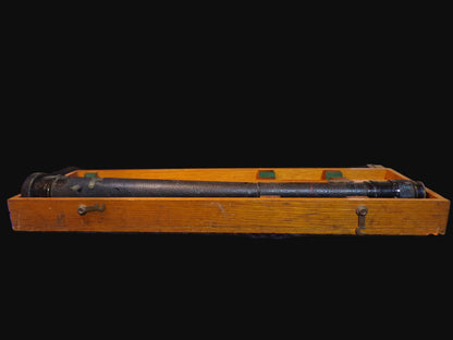 WWII Era U.S. Navy Kollmorgen Optical Corp. 16-Power Quartermaster Spyglass with Original Case