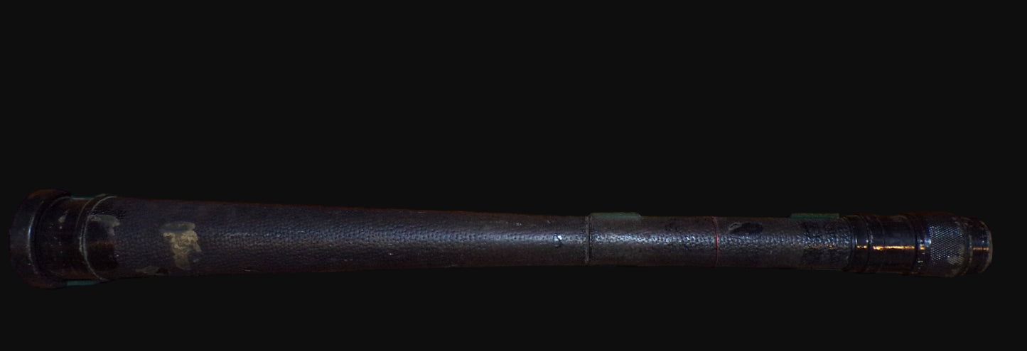 WWII Era U.S. Navy Kollmorgen Optical Corp. 16-Power Quartermaster Spyglass with Original Case