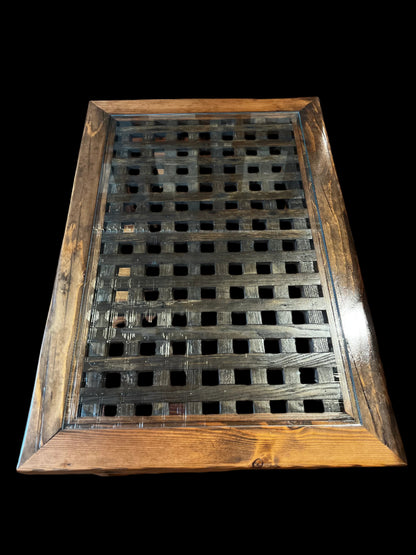 WWII Liberty Ship Deck Grating Coffee Table