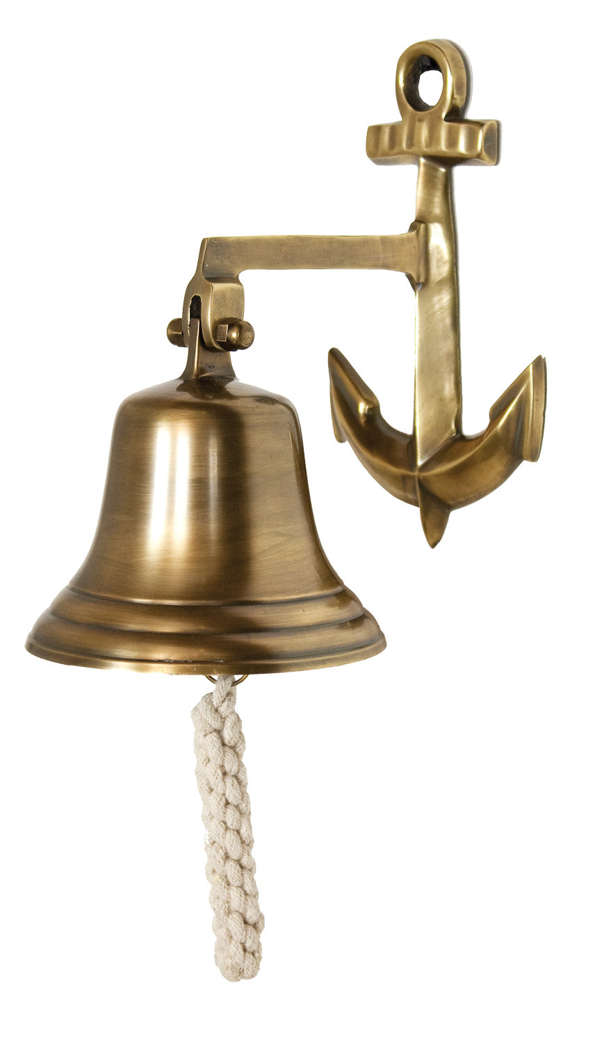 Anchor Bell - Ant. Brass Over Aluminum