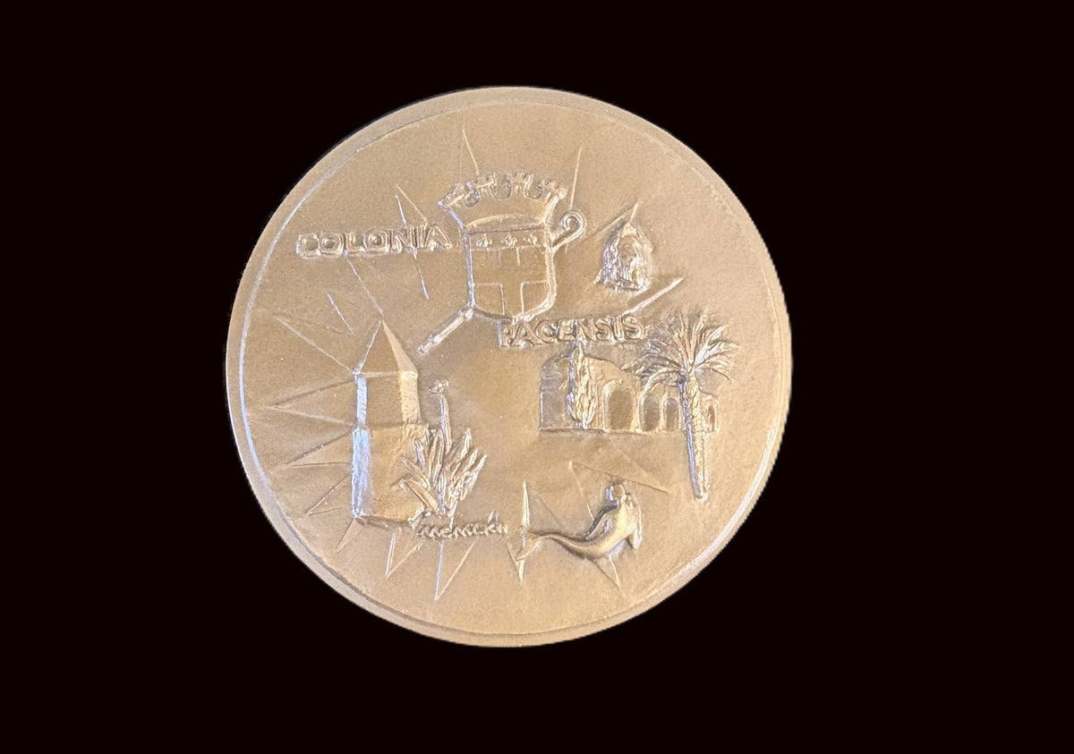 Fréjus France and Bari Italy Maritime Commemorative Medal from 1962