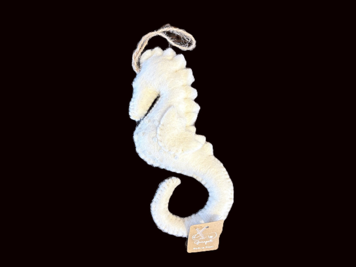 Felt Seahorse Ornament
