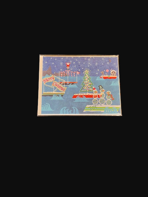 Sailboat Light Parade Notecard