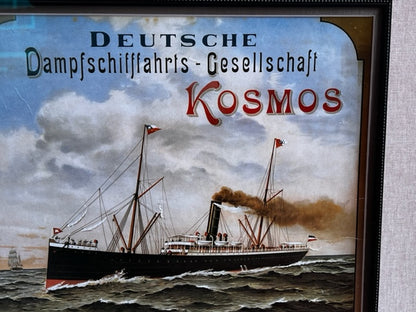 Deutsche Kosmos framed print - German Steamship Co.