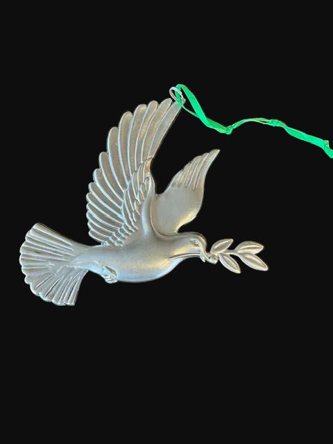 Pressed Steel Ornament - Dove
