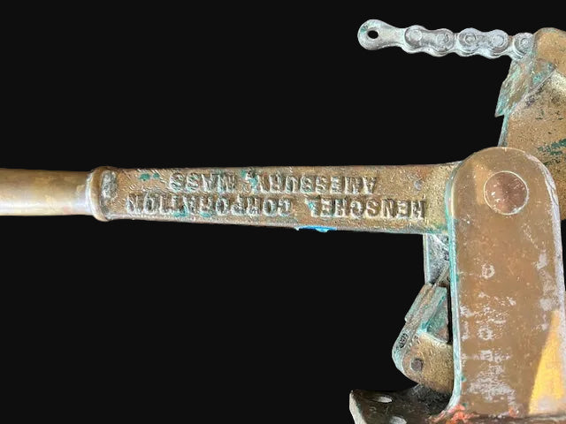 Whistle assembly - brass - Annapolis Maritime Antiques