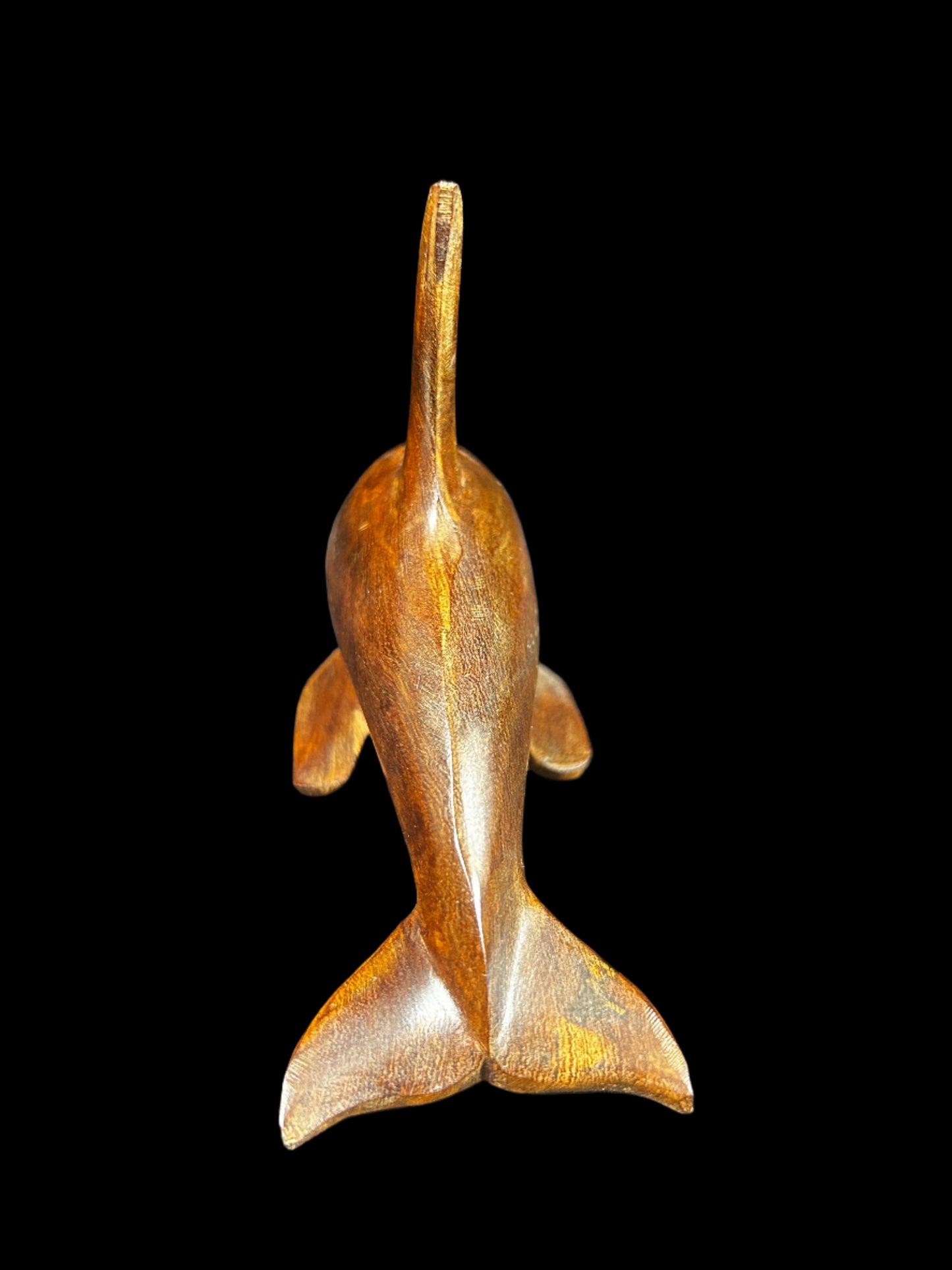 Mahogany Dolphin Figure