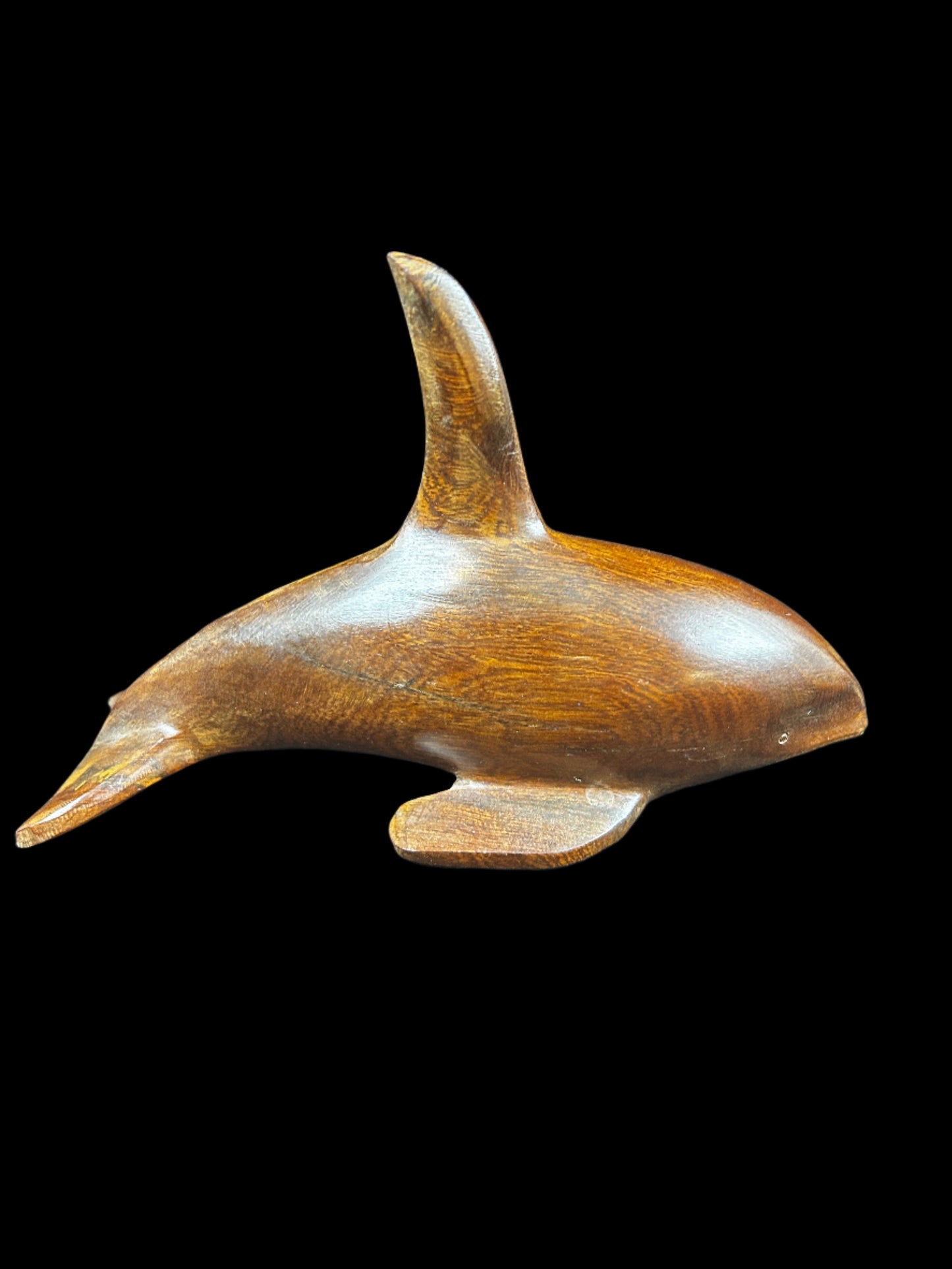 Mahogany Dolphin Figure