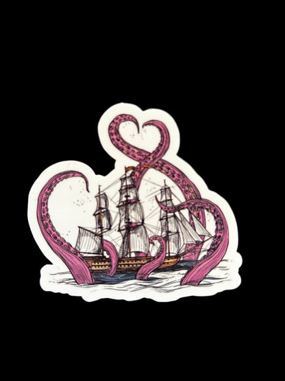 Nautical Themed Die Cut Stickers