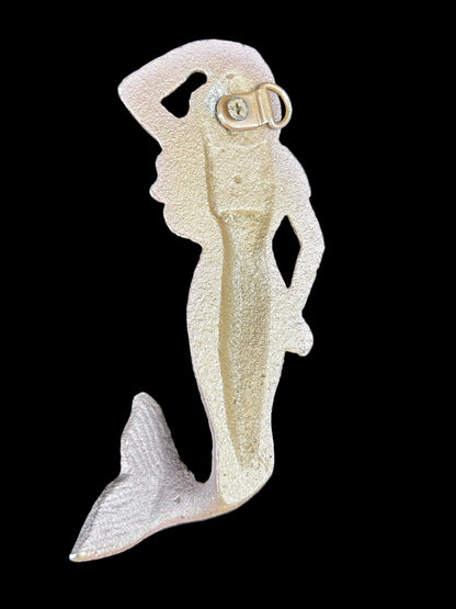 Metal Mermaid Towel Hanger