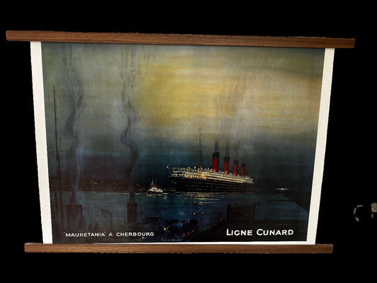 Ligne Cunard Poster