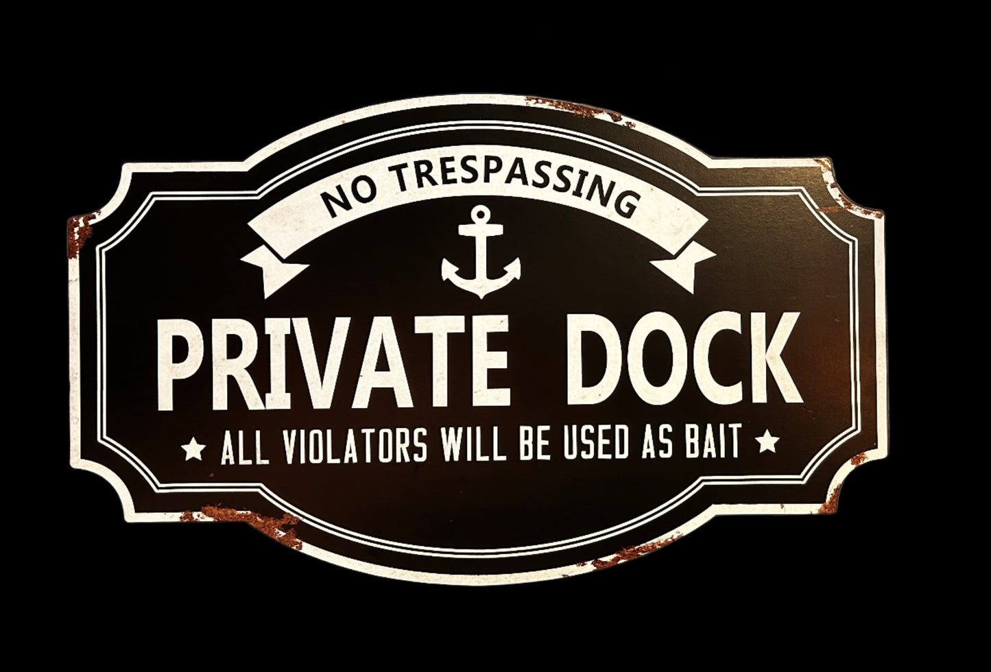 Private Dock Sign