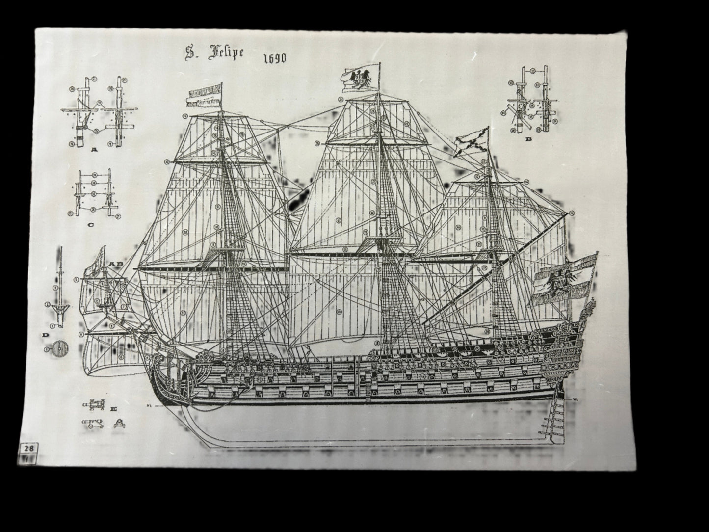 S. Felipe 1690 Sketch