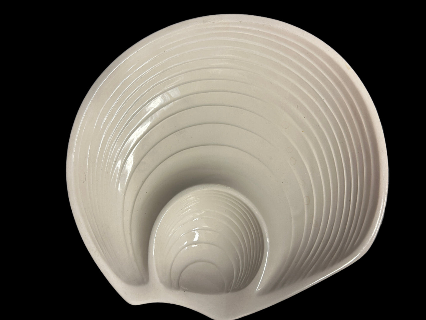 Ceramic Shell Chips and Dip Dish