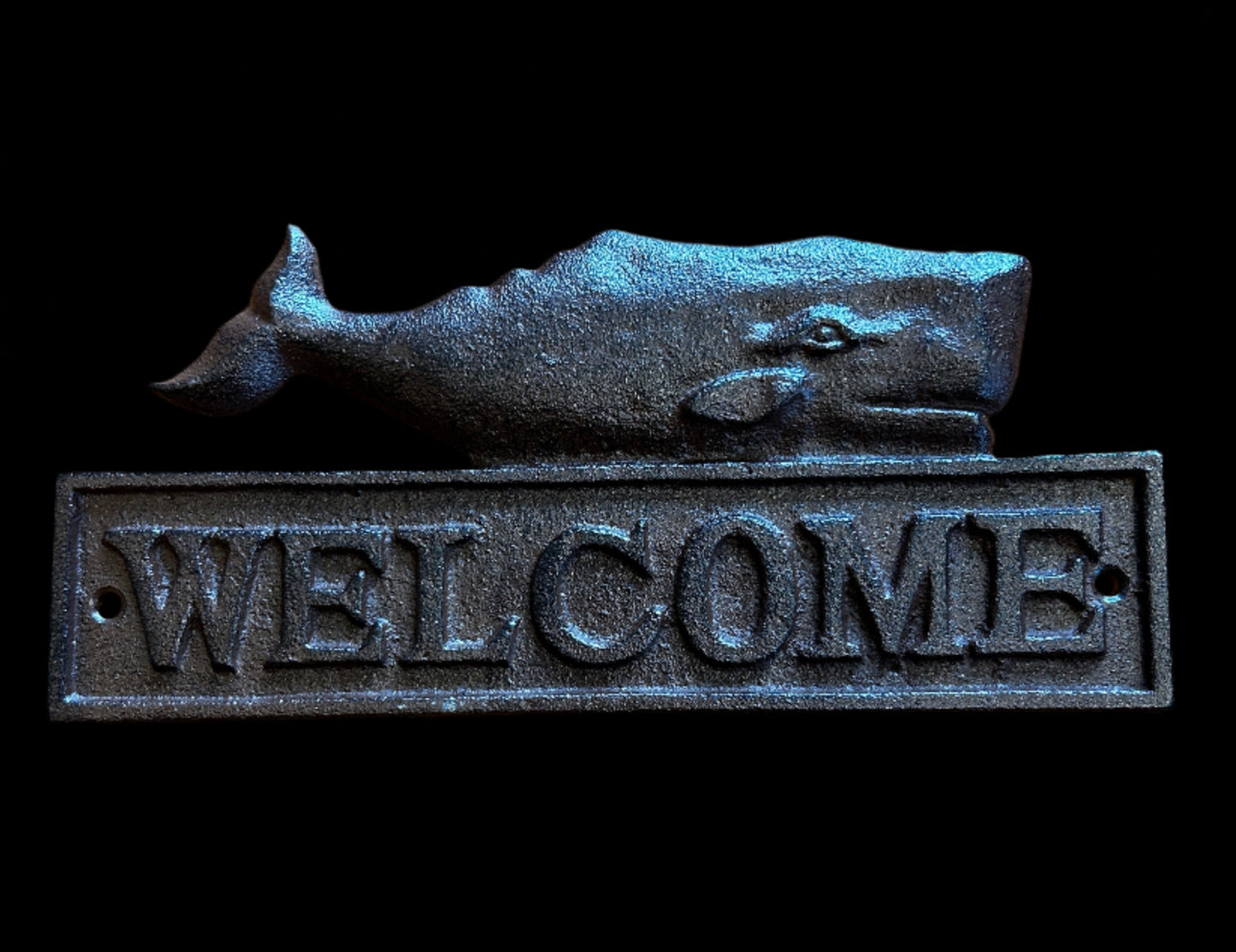 Whale Welcome Sign