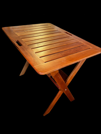 Cherry Folding Tray Table