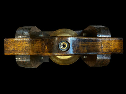 Large Brass Bell on Wood Stand