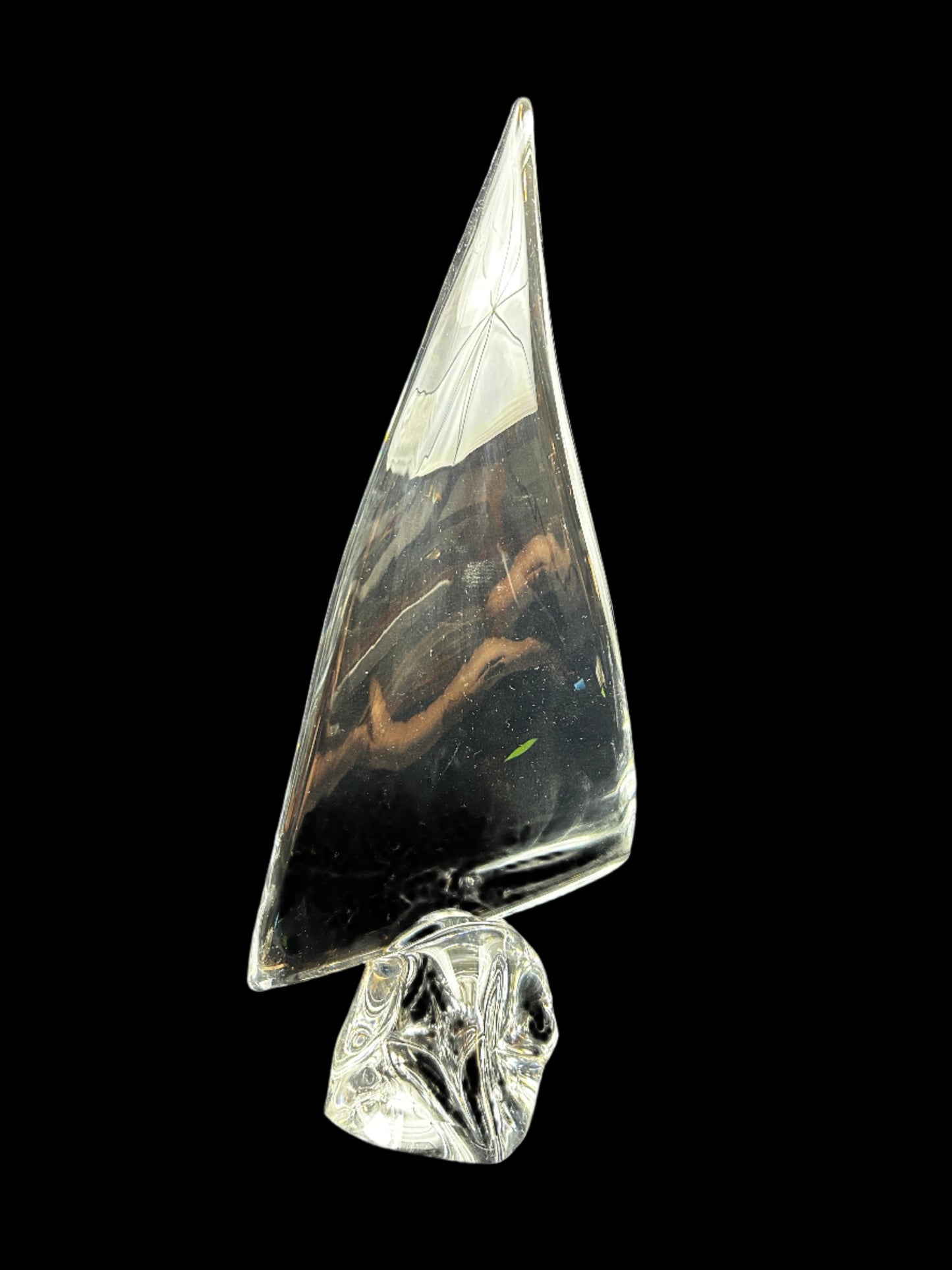 Crystal Sailboat by Daum, France