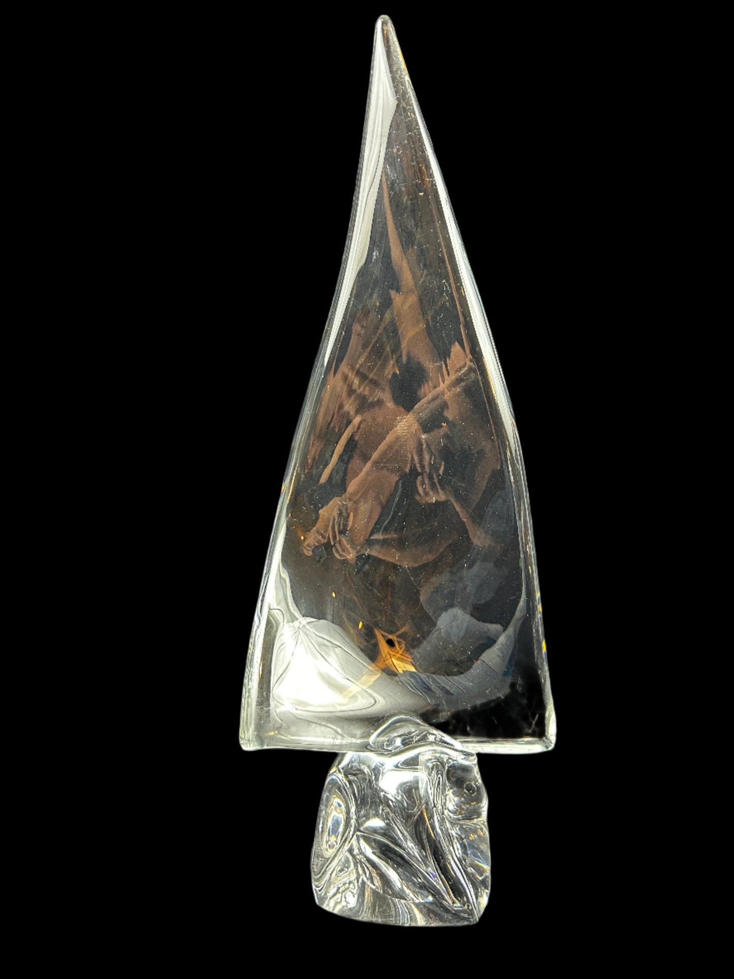 Crystal Sailboat by Daum, France