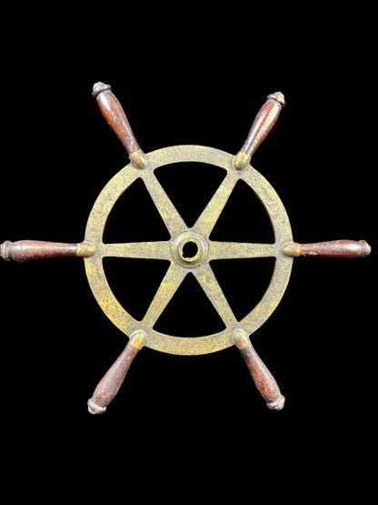 Brass Ships Wheel