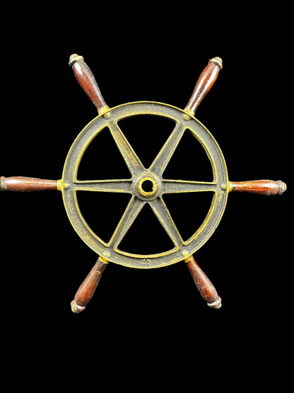 Brass Ships Wheel