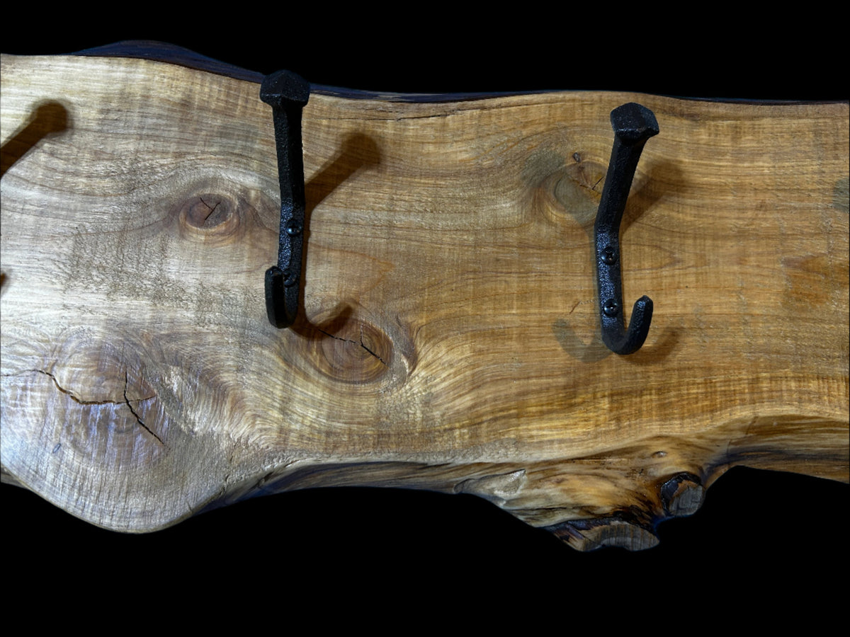 Live Edge Boot Rack Custom Live Edge Cypress Coat Rack – Annapolis Maritime Antiques